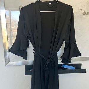 Women’s black robe size small medium